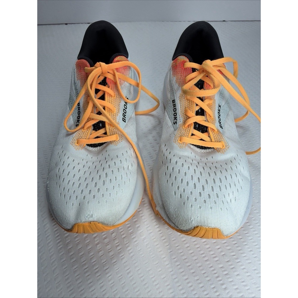 Brooks Ghost 16 Running Shoes White Illusion Coral 1104181D170 Men's Size 10.5 D - Picture 4 of 7